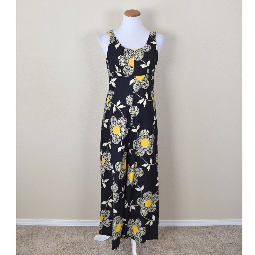 Vintage 60s Mod Floral Jumpsuit - 6/8
